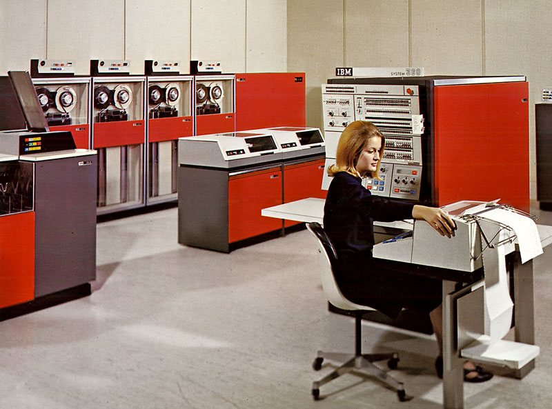 IBM System/360 mainframe computer.